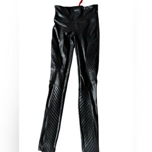 SPANX Shiny Black Leggings